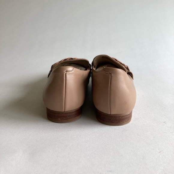 Steve Madden Cream Leather Chain Loafers size 10 - Picture 9 of 15